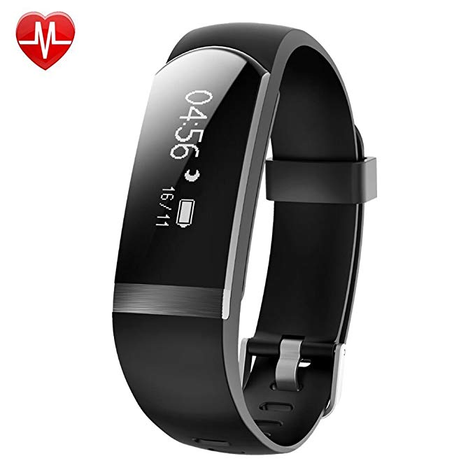 Willful Fitness Tracker, Heart Rate Monitor Watch Waterproof Smart Bracelet Activity Tracker with Sleep Monitor Step Calories Counter Alarm Clock Call Message App Notice for Android iOS Phones