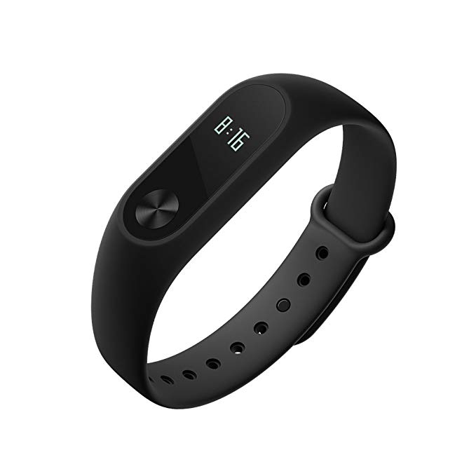 Xiaomi Mi Band 2 Activity Tracker Fitness Watch Heart Rate Monitor OLED Display with Step/Calorie Counter Sleep Monitor Pedometer IP67 Waterproof for iPhone and Android （Global Version with Warranty）