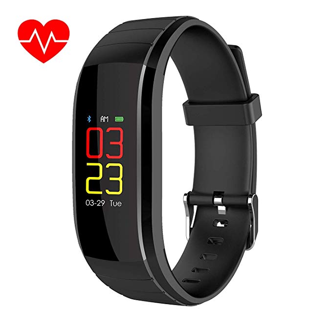 ARONTIME Fitness Tracker with Heart Rate Monitor,Activity Tracker with Sleep Monitor Waterproof Smart Bracelet,Step Counter,Pedometer Watch for Kids Women Men Message Alert for Android and iOS