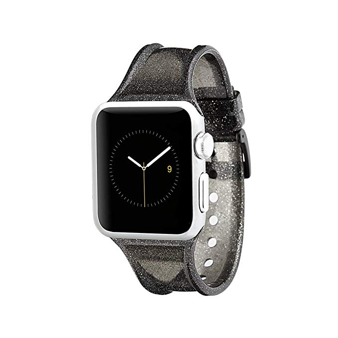 Case-Mate - Apple Watch Band - 42mm - Sheer Glam - Series 3 Apple Watch Band - Noir