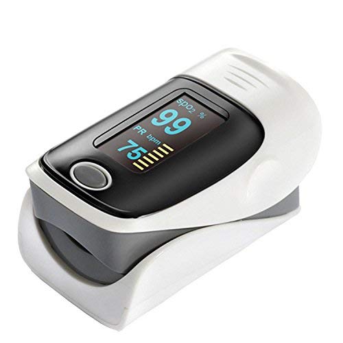 Fingertip Pulse Oximeter,Blood Oxygen SpO2 Saturation Monitor with Digital LED Display for Elderly, Children, Sports, Pregnant Woman (Blue)