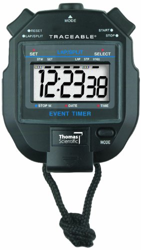 Thomas 1051 ABS Plastic Jumbo Digit Stopwatch with 1/2