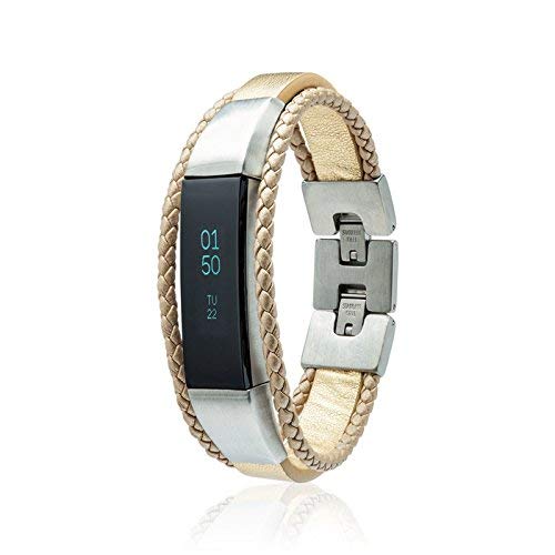 fitjewels Alta - Alta HR - Bands - Aurel Leather Replacement band, Available in Black, Brown, Gold, Silver and Grey