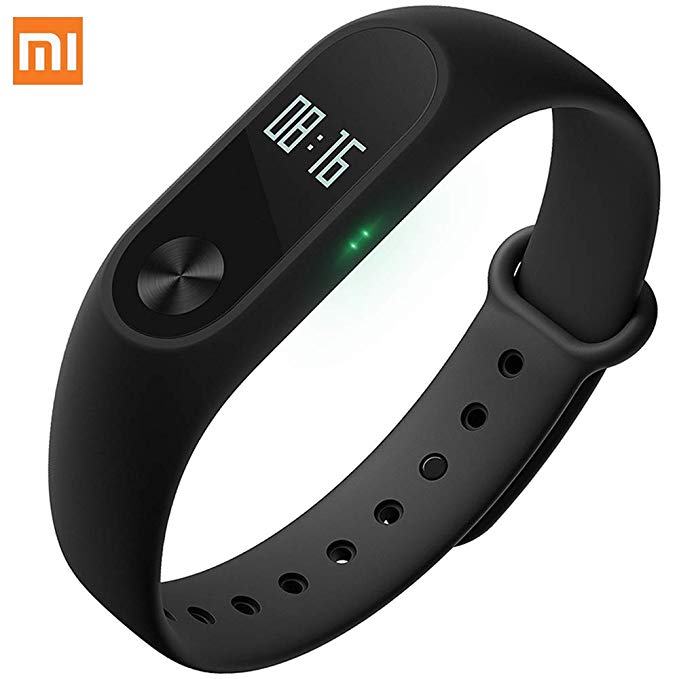 EdwayBuy Xiaomi Mi Band 2 Fitness Tracker Smart Bracelet Bluetooth Heart Rate Monitor Wristband, Sports Activity Tracker Watch Black