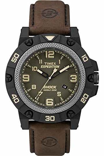 Timex Expedition Field Shock Watch - Black/Green/Brown (56652)