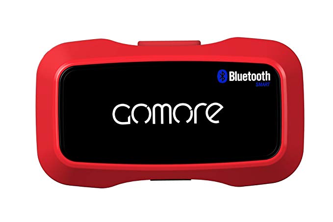 GoMore Stamina Sensor Fitness Tracker for iOS and Android - Carrier Packaging - Red