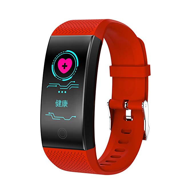 Birgus Smart Fitness Tracker Watch Bluetooth Activity Tracker Heart Rate Monitor Sleep Monitor Blood Pressure Monitor Waterproof Pedometer Barcelet for Android iOS iPhone Men Wowen Kids