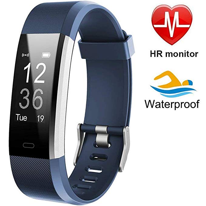 Fitness Tracker band Activity Tracker Smart Watch with Heart Rate/Sleep Monitor SNS Notification Pedometer Bluetooth Waterproof Sports Smart Wristband with Calorie Counter for Men and Women