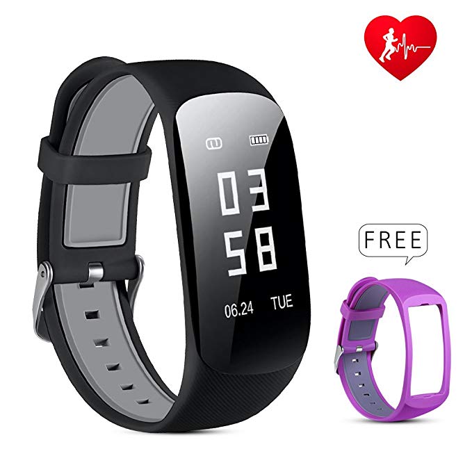 Lio SHAAR Fitness Tracker, Smart Watch Activity Tracker with Menstration calendar with Heart rate monitor Step Pedometer Sync Sports Data for Android and iOS