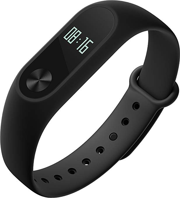 Xiaomi MGW4024GL Mi Band 2 Miband with OLED Display Wristband Bracelet Smart Heart Rate Fitness Activity Tracker 20 Days Standby Time, Black