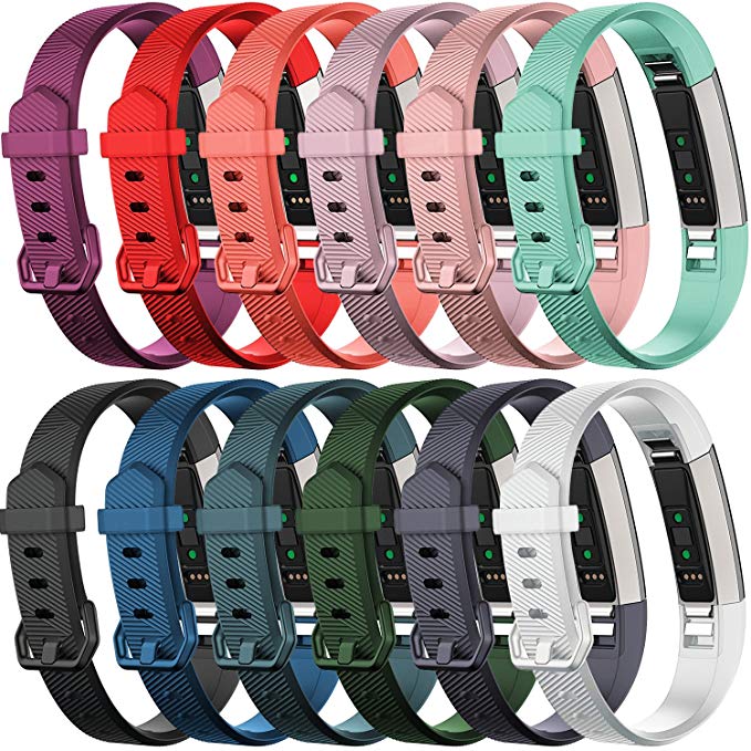 iBREK Replacement Bands With Metal Buckle for Fitbit Alta HR(No Tracker)