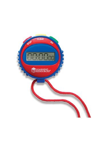 8 Pack LEARNING RESOURCES SIMPLE STOPWATCH