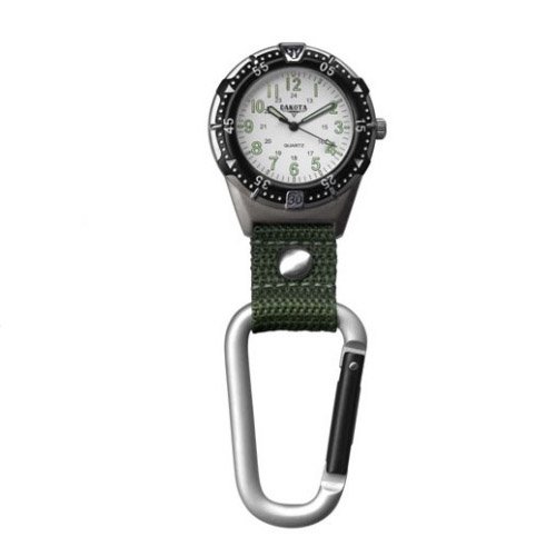 Dakota Watch Company Aluminum Backpacker Clip Watch