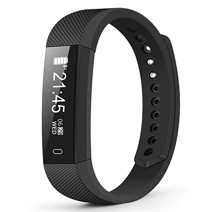 COSBITY Fitness Tracker, Activity Tracker Watch with Calorie Counter,Heart Rate Monitor Watch, Waterproof Smart Fitness Band with Step Counter,Pedometer Watch for Kid Women and Men