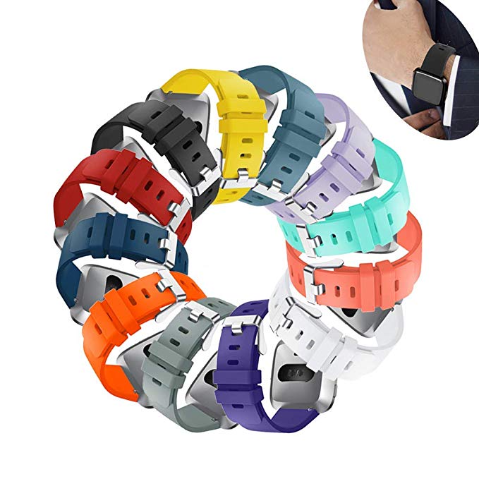 Sibode for Fitbit Versa Bands,Replacement Bracelet Strap Wristband for Women Men Small Large Multi Colors Sports Watch Band