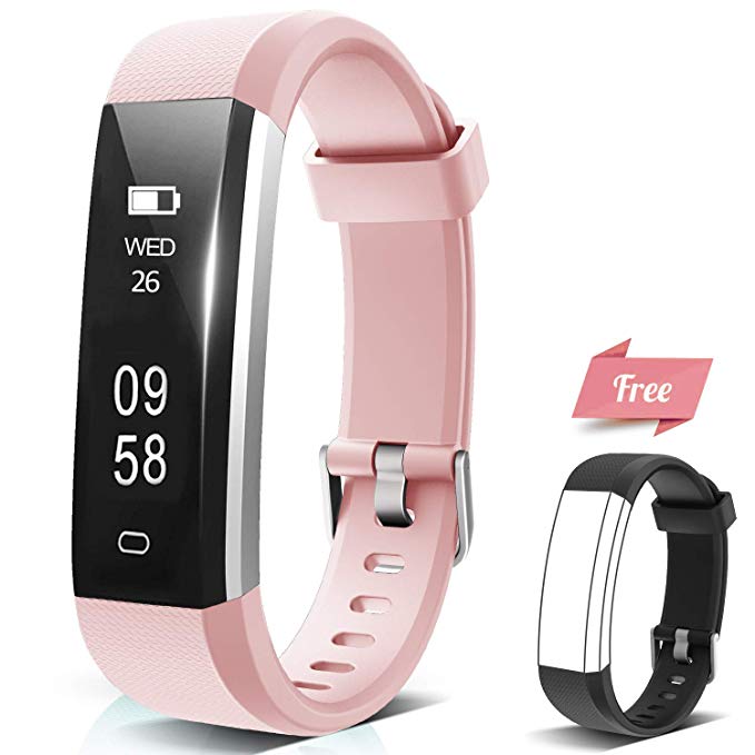 MRS LONG Fitness Tracker Activity Tracker, Waterproof Fitness Watch with Step Counter Sleep Monitor Pedometer Calorie Counter Smart Bracelet for Kids Women Men