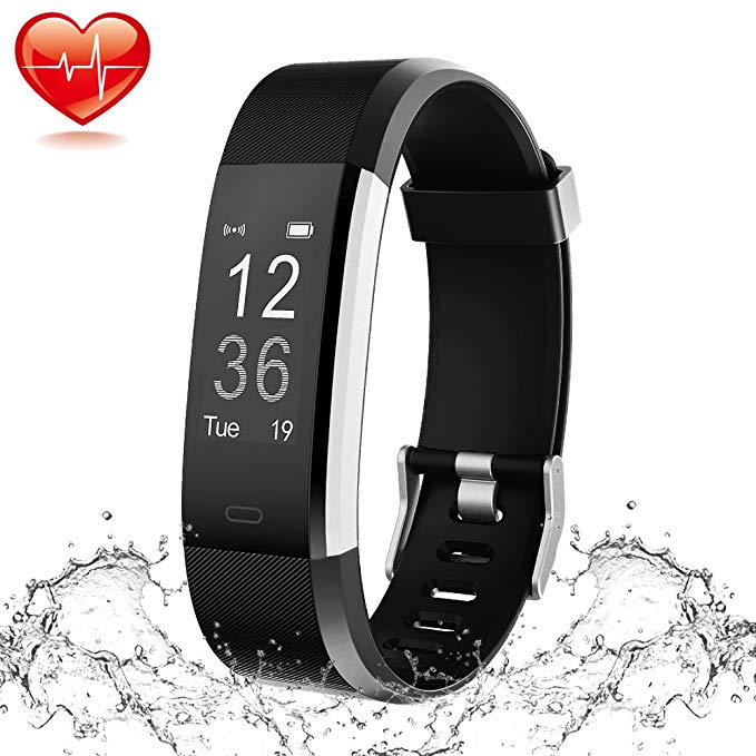 ShaWuJing Fitness Trackers, Activity Tracker Pedometer Smart Watch with Heart Rate Monito for Kids Women and Men, Compatible with Android and iOS Smartphones