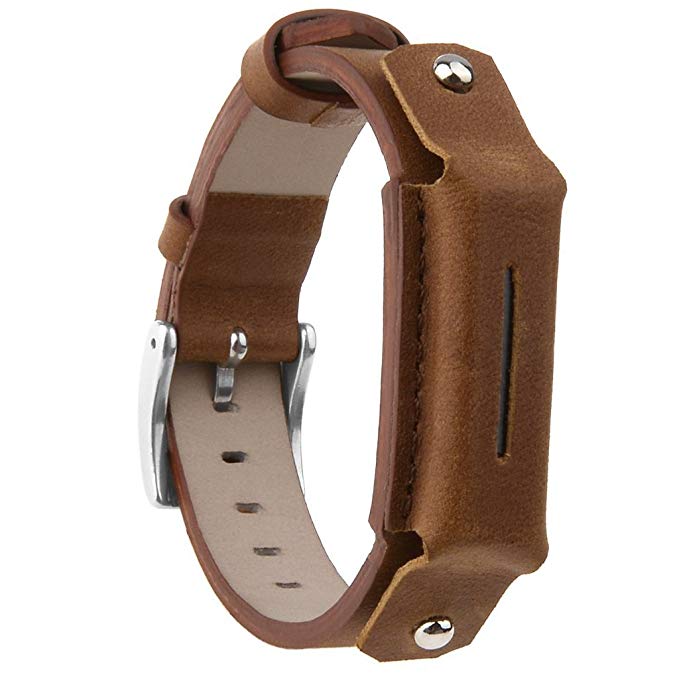 Austrake Newest Replacement Bands Genuine Leather Wristbands for Fitbit Flex 2,6