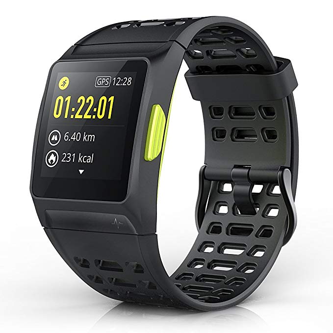 Nasion.V Smart Watch P1 Fitness Tracker Activity Heart Rate Monitor HRV Analysis Pedometer Sleep Steps Tracker with Multi-Sports Modes IP68 Waterproof Bluetooth GPS Running Watch