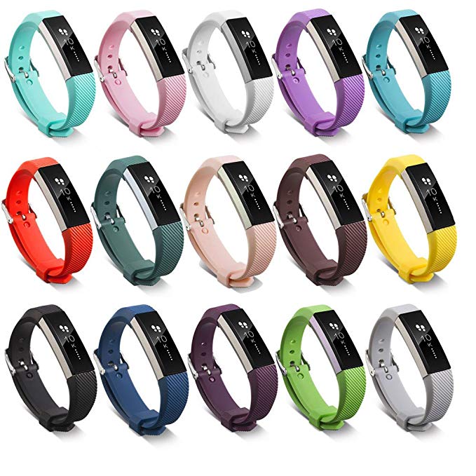 Newest Replacement Wristband With Watch Buckle Design for Fitbit Alta HR and Alta(No Tracker)