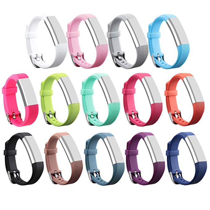 I-SMILE For Fitbit Alta HR and Alta Bands, Colorful Adjustable Replacement Wristband for Fitbit Alta HR/Fitbit Alta Bands(No tracker, Replacement Only