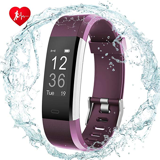 DIGI-YOUNG Fitness Tracker HR, Activity Tracker Watch with Heart Rate Monitor GPS Tracker,Step Counter,Touch Screen WearaSble Smart Band,IP67 Waterproof Smart Wristband for Android and IOS