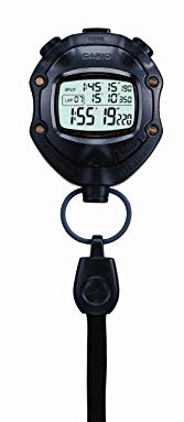 Casio HS-80TW-1EF Digital Black Stopwatch