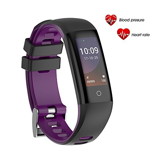 AGKupel Fitness Tracker Watch, Activity Tracker Watch Smart Bracelet with Heart Rate Blood Pressure Monitor, Touch Color Screen Pedometer Watch, IP67 Waterproof Smart Band