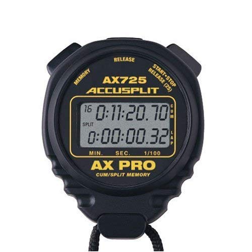 ACCUSPLIT A725MXT Professional Stopwatch, 16 Memory