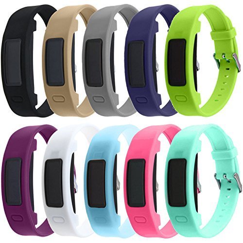 QGHXO Band for Garmin Vivofit 2, Soft Silicone Replacement Watch Band Strap for Garmin Vivofit 2 Activity Tracker, Fit 6.0