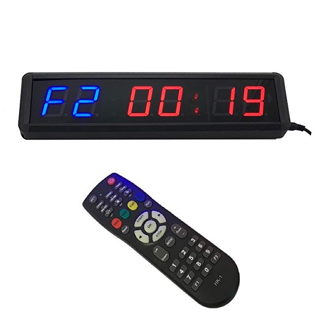 1.8'' LED Interval Workout Timer Countdown Stopwatch