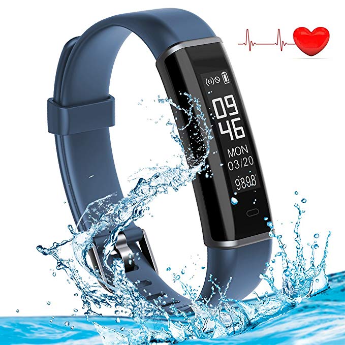 Shinmax Fitness Tracker Bands, Smart Band Call Remind Activity Tracker with Heart Rate Monitor IP67 for Android&iOS