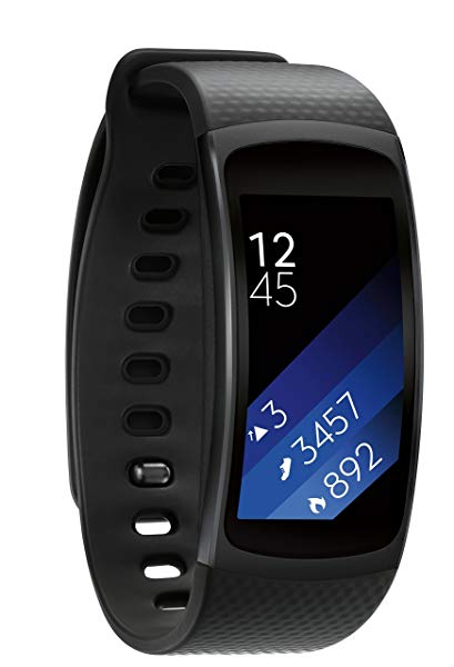 Samsung SM-R3600DANXAR Gear Fit2- Black, Small (Certified Refurbished)